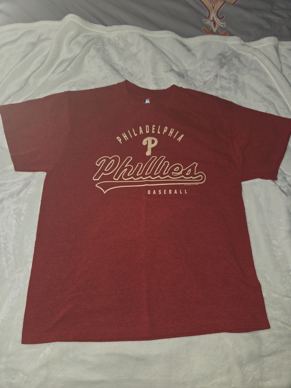 Genuine Merchandise Maroon Philadelphia Phillies Tee